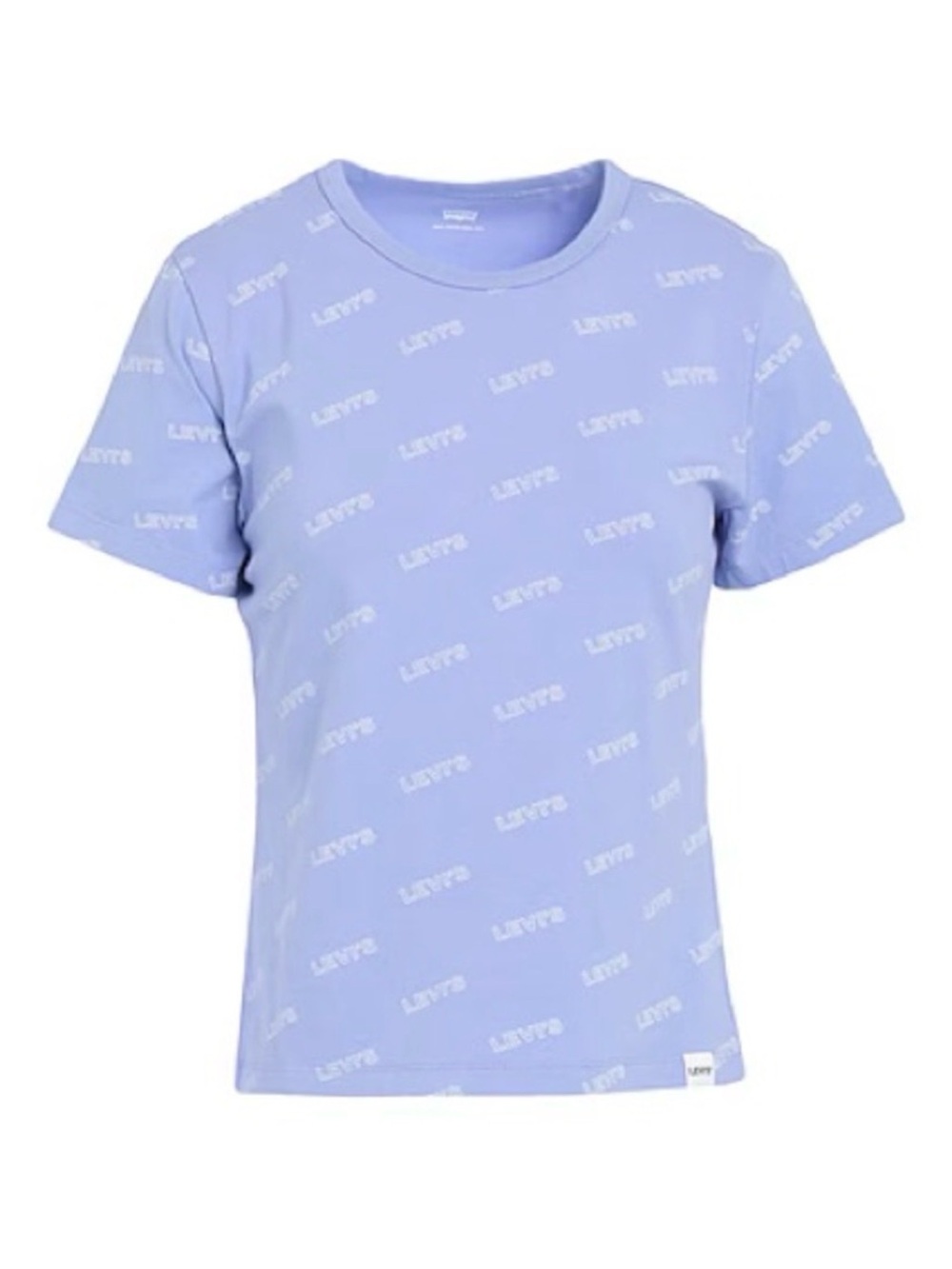 Levi's Lavender All-Over Logo Short Sleeve Tee